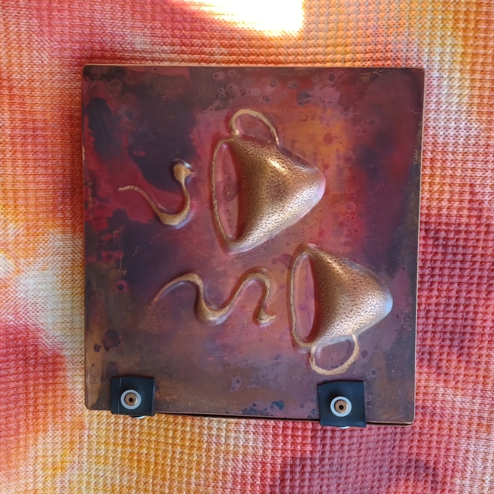 Copper keepsake album, handmade